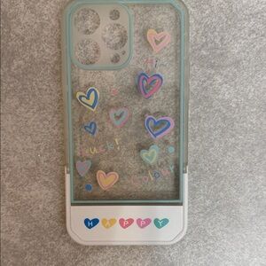 Colorful Heart Design Phone Case 14 pro max